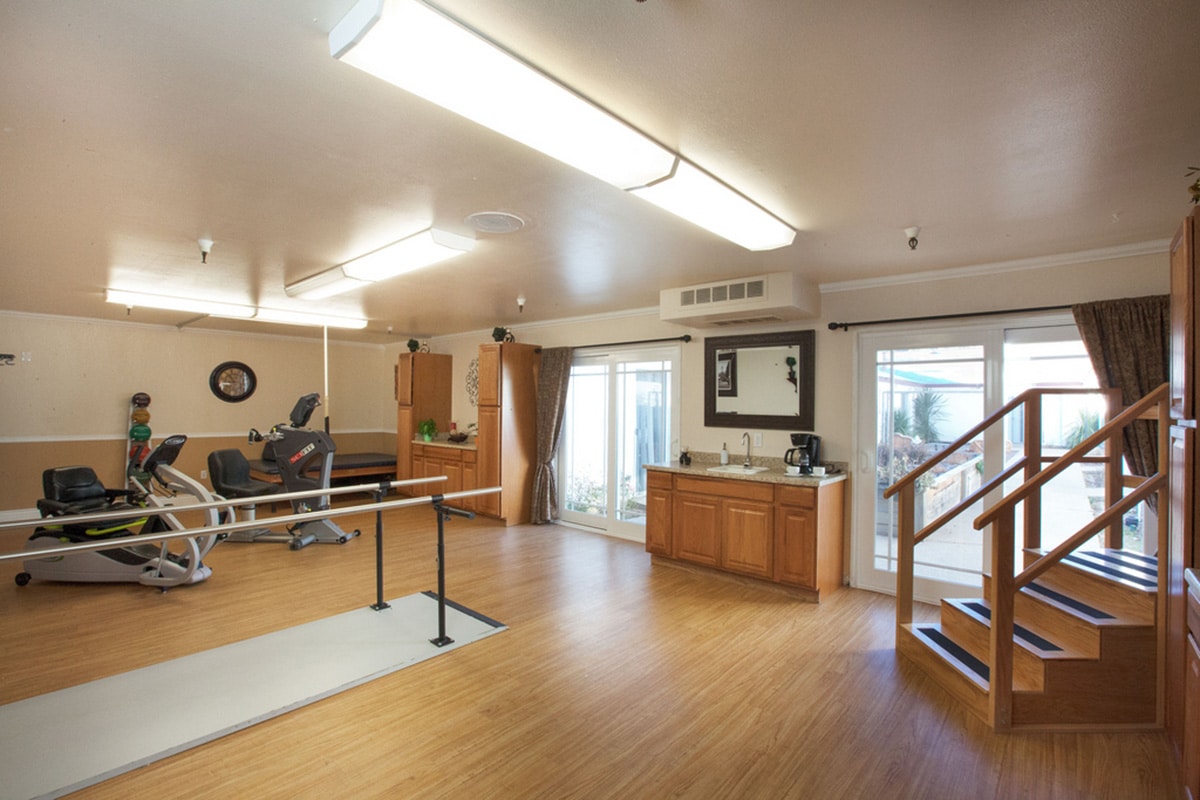 the rehab gym at the Western Slope Health facility